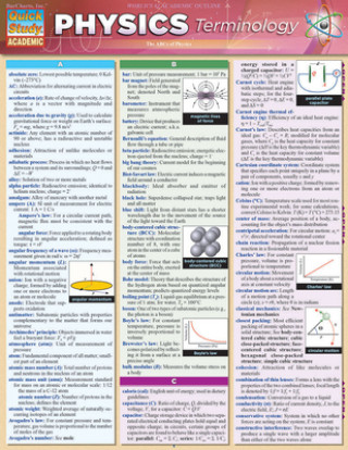 Kniha Physics Terminology BarCharts Inc