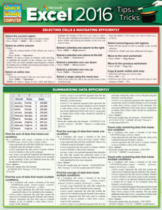 Książka Microsoft Excel 2016 Tips & Tricks BarCharts Inc