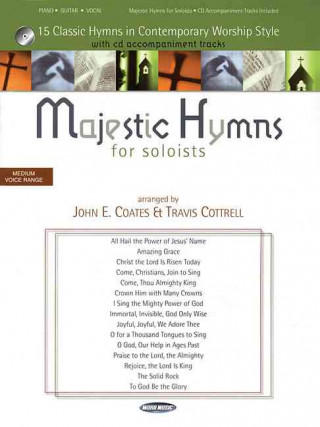 Carte Majestic Hymns for Soloists: 15 Classic Hymns in Contemporary Worship Style John Coates
