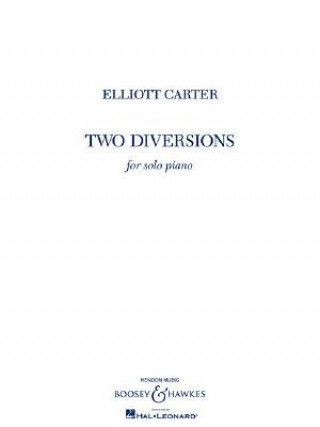 Könyv Two Diversions: For Solo Piano Elliott Carter