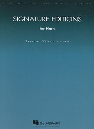 Book Signature Editions for Horn John Williams