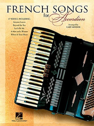 Book French Songs for Accordion Gary Meisner