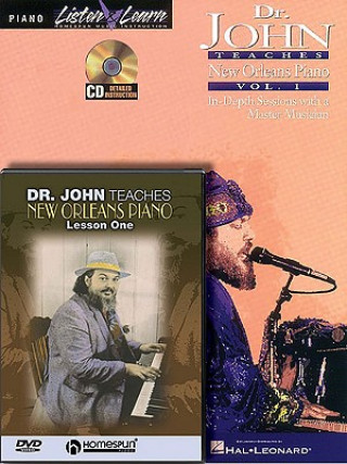 Könyv Dr. John - Piano Bundle Pack: Dr. John Teaches New Orleans Piano - Volume 1 (Book/CD Pack) with Lesson One (DVD) John Rebennack