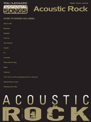 Carte Acoustic Rock Hal Leonard Publishing Corporation