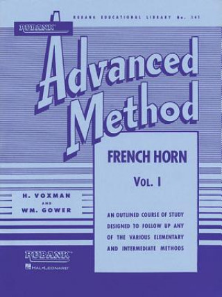 Livre RUBANK ADVANCED METHOD VOL I H. Voxman