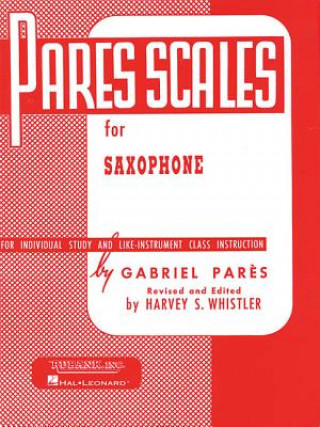 Kniha Pares Scales for Saxophone Gabriel Pares