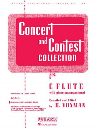 Книга CONCERT & CONTEST COLLECTION FLUTE PA H. Voxman