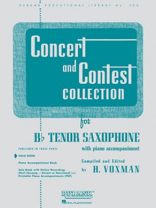 Book Concert and Contest Collection for BB Tenor Saxophone: Solo Part H. Voxman
