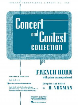 Book CONCERT & CONTEST COLLECTION HORN PA H. Voxman