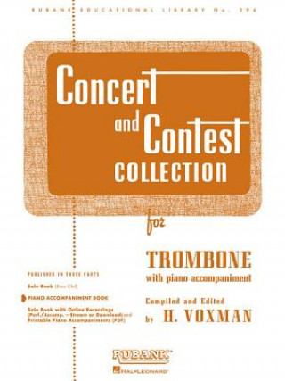 Kniha CONCERT & CONTEST COLLECTION TROMBONE PA H. Voxman