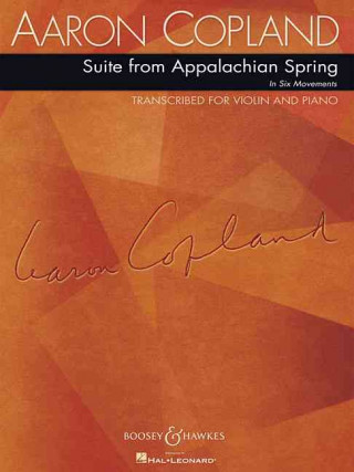 Book SUITE FROM APPALACHIAN SPRING Aaron Copland