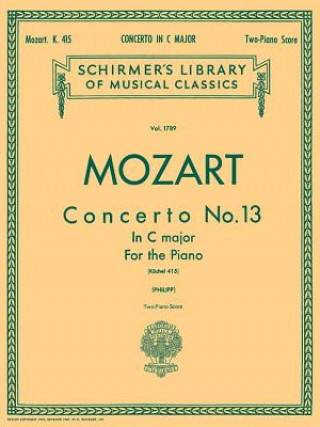 Книга Concerto No. 13 in C, K. 415: National Federation of Music Clubs 2014-2016 Selection Piano Duet Wolfgang Amadeus Mozart