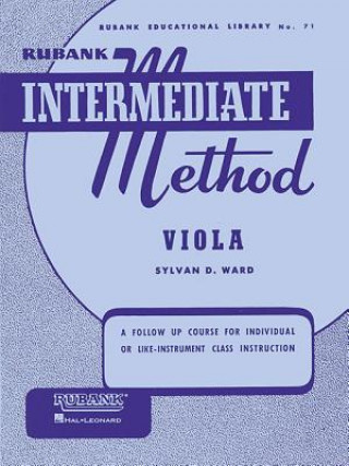Carte Rubank Intermediate Method-Viola Sylvan D. Ward