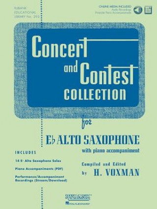 Carte CONCERT & CONTEST COLLECTION FOR ALTO SA H. Voxman