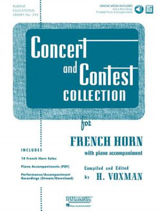 Book Concert and Contest Collection for French Horn: Solo Part W/CD H. Voxman