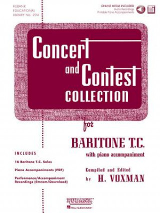 Könyv Concert and Contest Collection: Solo Part W/CD - Baritone T.C. H. Voxman
