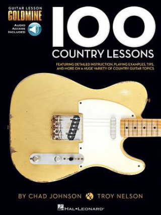 Książka 100 Country Lessons: Guitar Lesson Goldmine Series Chad Johnson