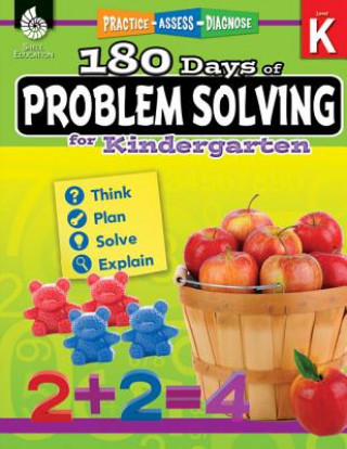Carte 180 Days of Problem Solving for Kindergarten Jessica Hathaway