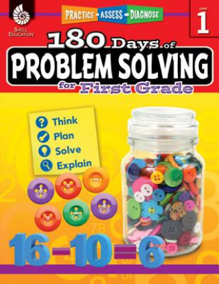 Könyv 180 Days of Problem Solving for First Grade Kristy Stark