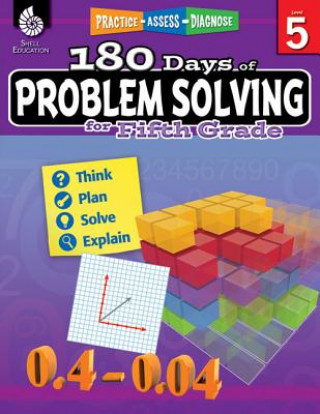 Könyv 180 Days of Problem Solving for Fifth Grade Stacy Monsman