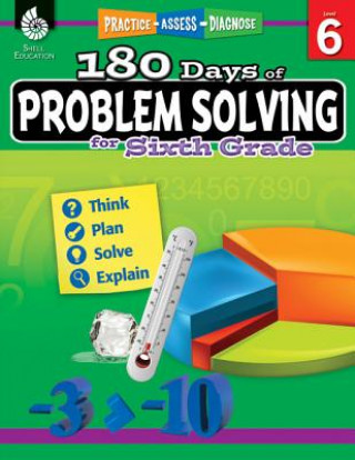 Könyv 180 Days of Problem Solving for Sixth Grade Stacy Monsman