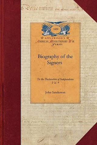 Książka Biography of the Signers V8: Vol. 8 John Sanderson