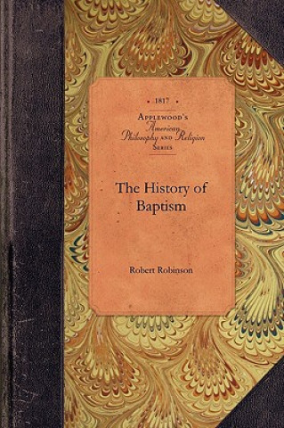 Carte History of Baptism Robert Robinson