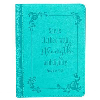 Carte Journal Lux-Leather Strength & Dignity Prov 31: 25 Christian Art Gifts