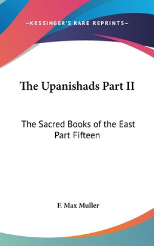 Könyv The Upanishads Part II F. Max Muller