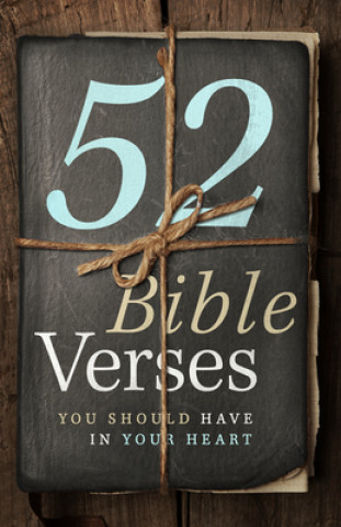 Książka 52 Bible Verses You Should Have in Your Heart B&h Editorial