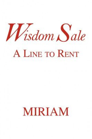 Buch Wisdom Sale: A Line to Rent Miriam Yankovitch