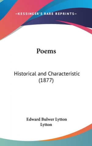 Book Poems Edward Bulwer Lytton Lytton