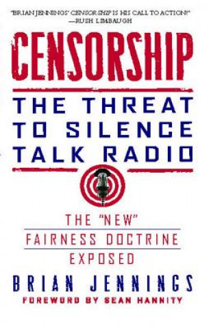 Knjiga Censorship: The Threat to Silence Talk Radio Brian Jennings