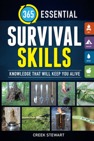 Könyv 365 Essential Survival Skills Creek Stewart