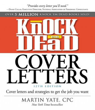 Książka Knock 'em Dead Cover Letters Martin Yate