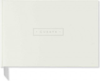 Kniha White Leather Guest Book Peter Pauper Press