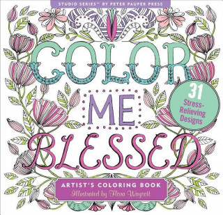 Книга Color Me Blessed Adult Coloring Book (31 Stress-Relieving Designs) 