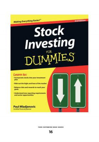 Könyv Stock Investing for Dummies (Large Print 16pt) Paul Mladjenovic