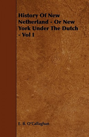 Könyv History of New Netherland - Or New York Under the Dutch - Vol I Edmund Bailey O'Callaghan