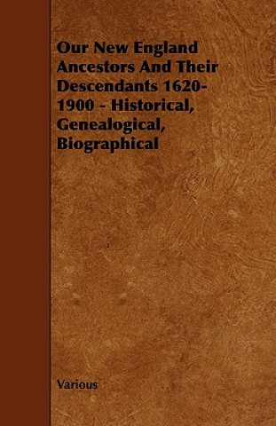 Carte Our New England Ancestors and Their Descendants 1620-1900 - Historical, Genealogical, Biographical Various