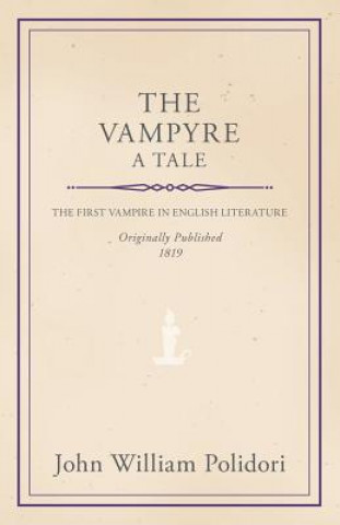 Carte Vampyre - A Tale John William Polidori
