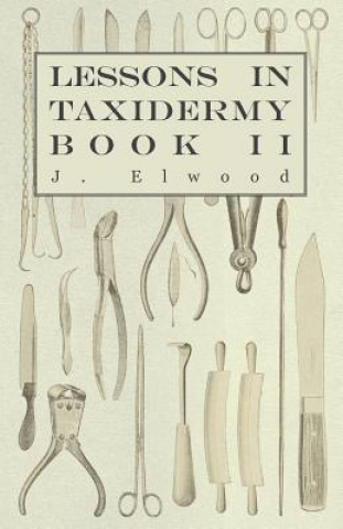 Kniha Lessons In Taxidermy - A Comprehensive Treatise On Collecting And Preserving All Subjects Of Natural History - Book II. J. Elwood