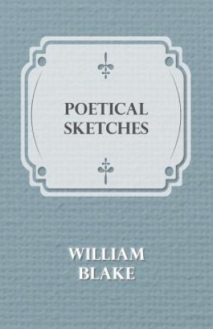 Book Poetical Sketches William Blake