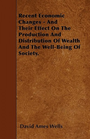 Kniha Recent Economic Changes - And Their Effect On The Production And Distribution Of Wealth And The Well-Being Of Society. David Ames Wells