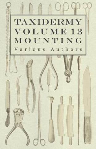 Kniha Taxidermy Vol. 13 Mounting - An Instructional Guide to the Methods of Mounting Mammals, Birds and Reptiles Various