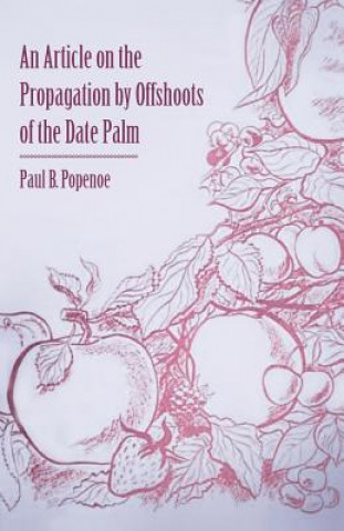 Książka An Article on the Propagation by Offshoots of the Date Palm Paul B. Popenoe