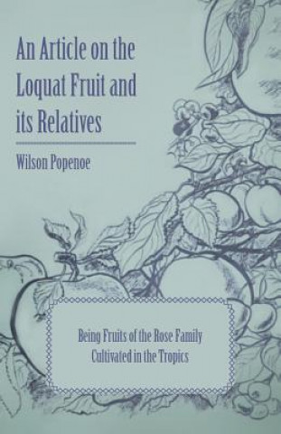 Książka An Article on the Loquat Fruit and its Relatives - Being Fruits of the Rose Family Cultivated in the Tropics Wilson Popenoe