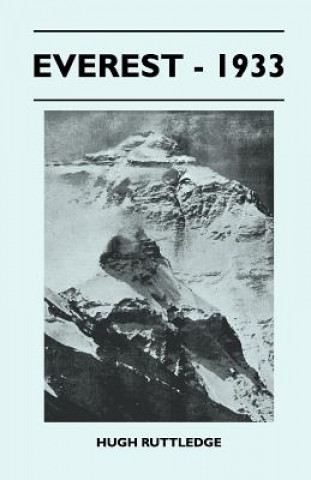 Carte Everest - 1933 Hugh Ruttledge
