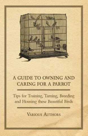 Könyv Guide to Owning and Caring for a Parrot - Tips for Training, Taming, Breeding and Housing These Beautiful Birds Various