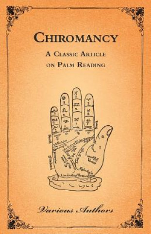 Carte Occult Sciences - Chiromancy Or Palm Reading Various Authors